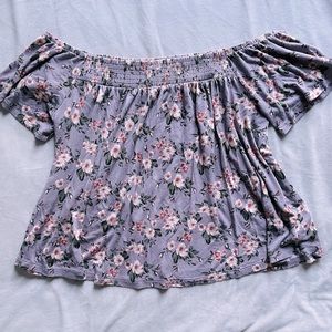 Off Shoulder Floral Top